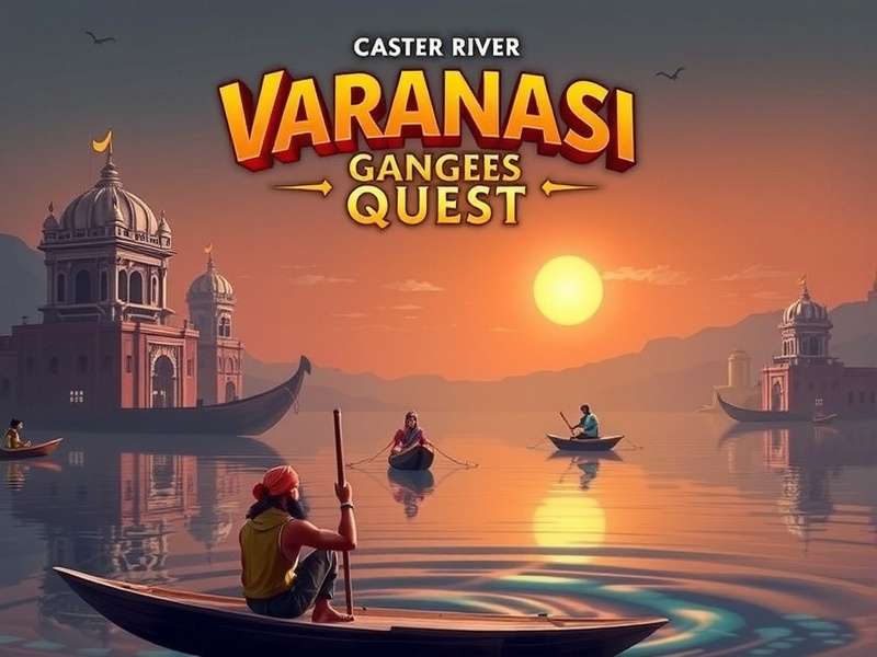 Varanasi Vex Ganges Quest Game Cover - Ganges River Adventure Game